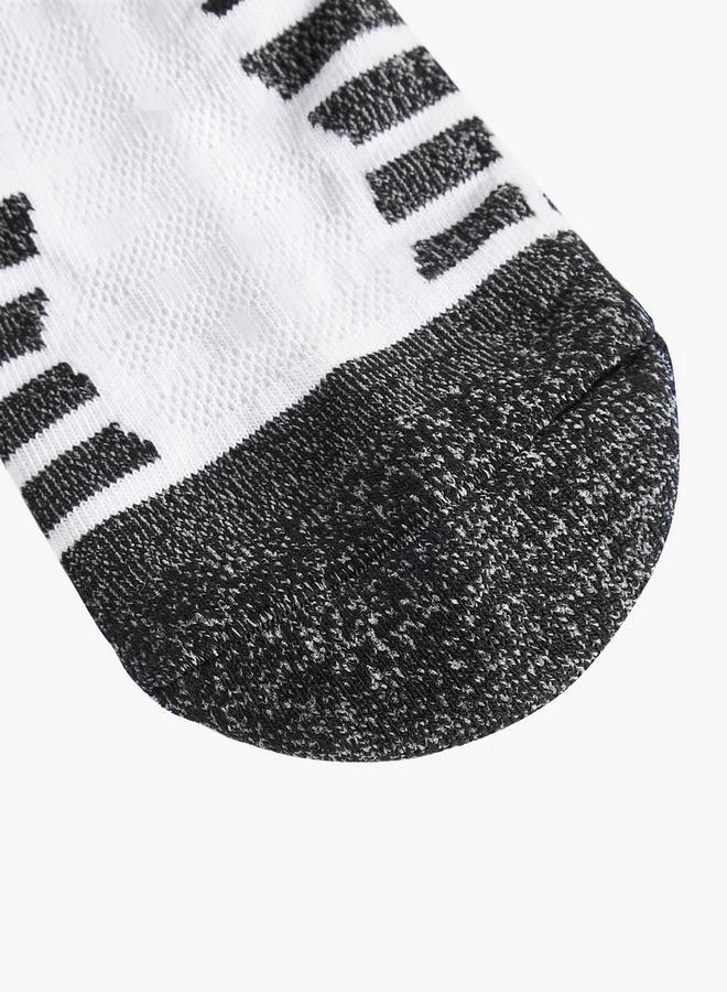 كابا طقم 3 أزواج - جوارب كابا مخططة بطول الكاحل بنصف تيري - Image 3