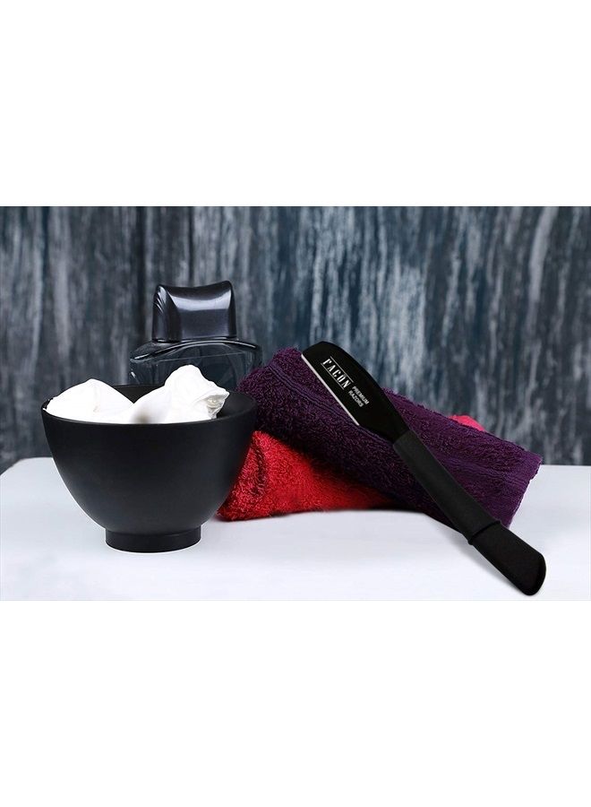 FACON 100 BLADES + Facón Professional Standard Japanese Straight Edge Faether Barber Razor - Salon Quality Cut Throat Shavette - Image 2