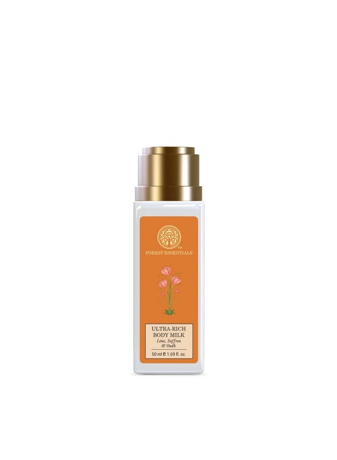 Ultra Rich Body Milk Lime Saffron Oudh | Ayurvedic Moisturising Body Lotion For Hydration | Natural Body Moisturizer
