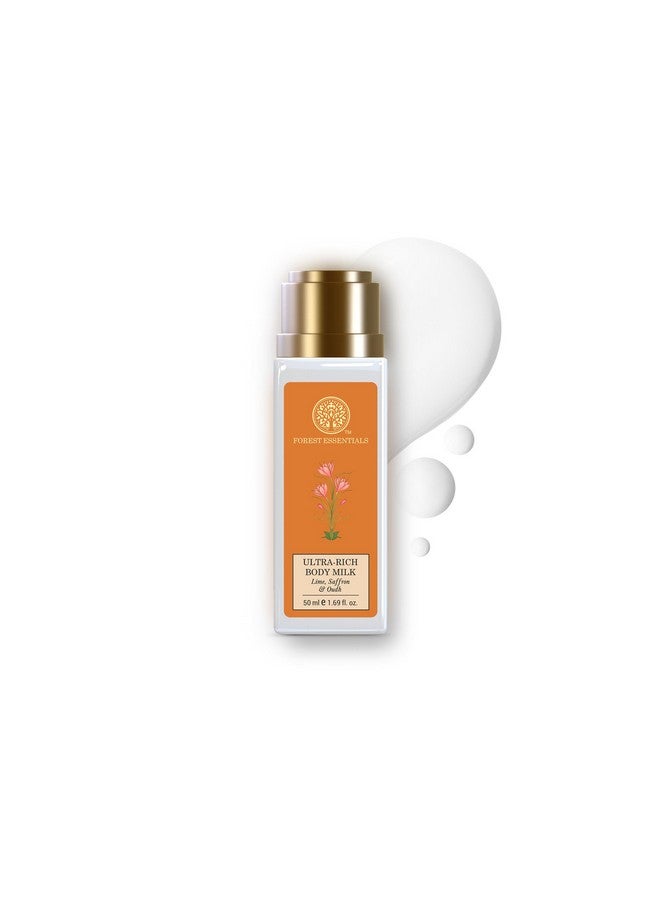 Ultra Rich Body Milk Lime Saffron Oudh | Ayurvedic Moisturising Body Lotion For Hydration | Natural Body Moisturizer