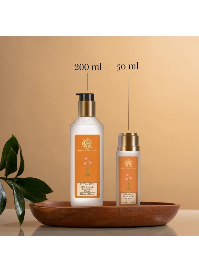 Ultra Rich Body Milk Lime Saffron Oudh | Ayurvedic Moisturising Body Lotion For Hydration | Natural Body Moisturizer