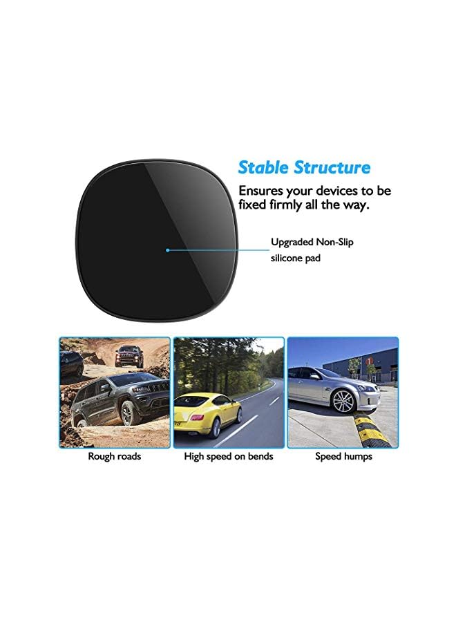 Green Tiger Car Phone Holder, Silicone Pad Non-Slip Dash Mat Suit for Max Thick 12mm(7 inch) Cell Phone Car Dashboard Mount Cradle Dock, Slip Free Desk Phone Stand Compatible with iPhone, GPS Devices and More - Image 4