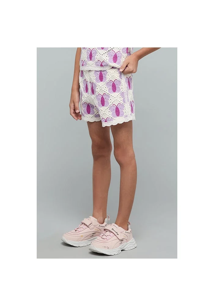 أر أند بي Crochet Shorts