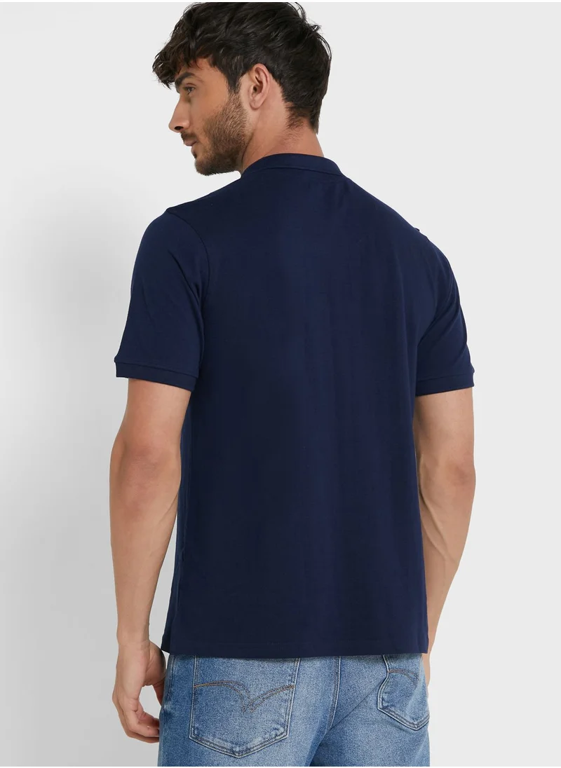 Seventy Five Basics Essential Pique Polo Shirt