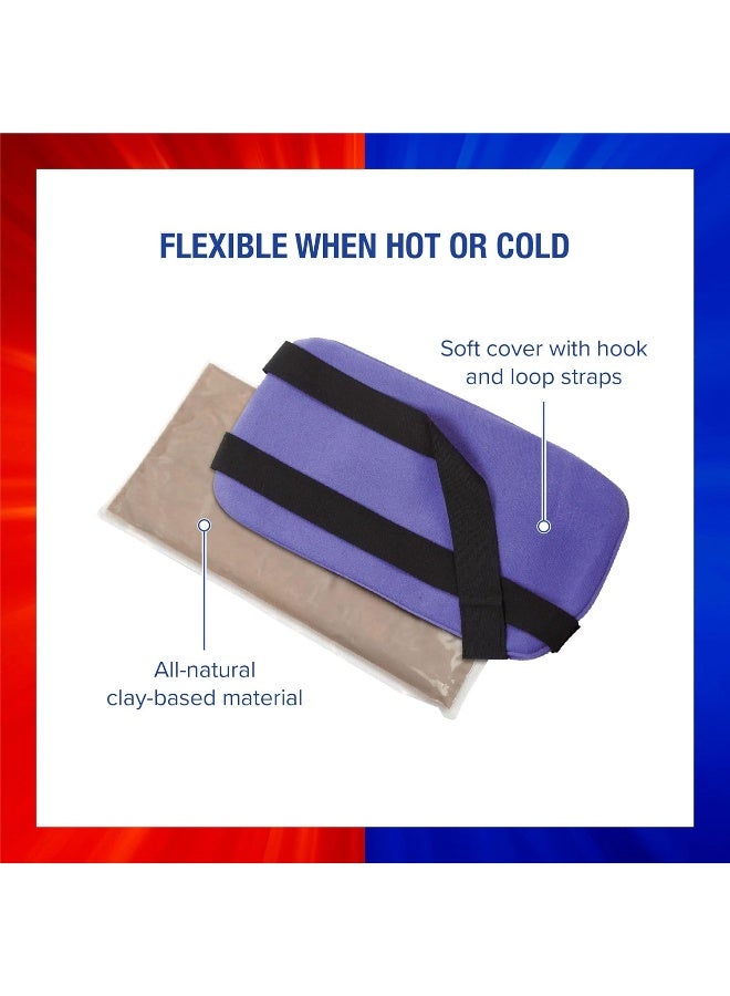 careX Thermipaq Reusable Ice Pack And Hot Cold Pack For Injuries Shoulder Elbow Ankles Back And Knee Ice Pack X-Large 9.5 Inches X 16 Inches Microwave Heating Pad - Image 3
