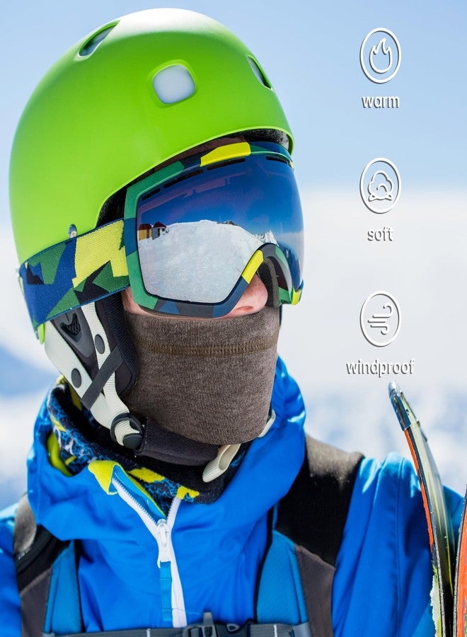 EXski Winter Neck Gaiter Warmer, Soft Fleece Face Mask Scarf for Cold Weather Skiing Cycling Outdoor Sports - Image 5