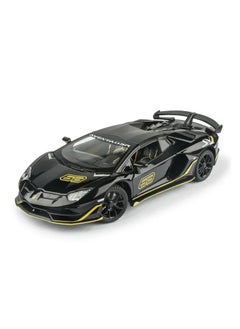 MSZ Lamborghini SVJ 1:24 With Pull Back Simulation Sound Light Doors Opened Collectible Kids Toys(Assorted Colors)  - Image 3