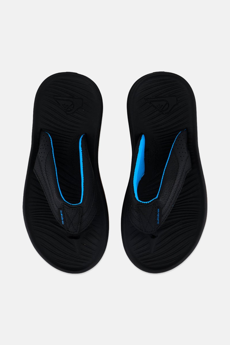 QUIKSILVER Kids Boy Slip On Slippers, Black - Image 3