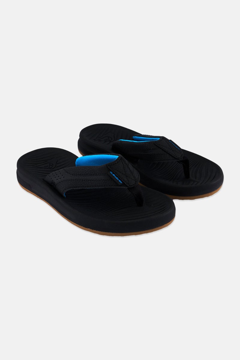 QUIKSILVER Kids Boy Slip On Slippers, Black - Image 1