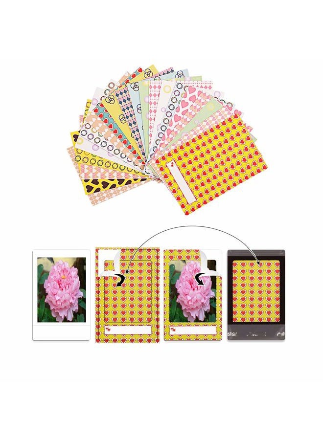 Sunmns Colorful Bundle Set Accessories for Fujifilm Instax Mini 9/8/ 90/70 Camera, Accessory Include Film Sticker, Desk Frames, Hanging Frame, Strap - Image 2