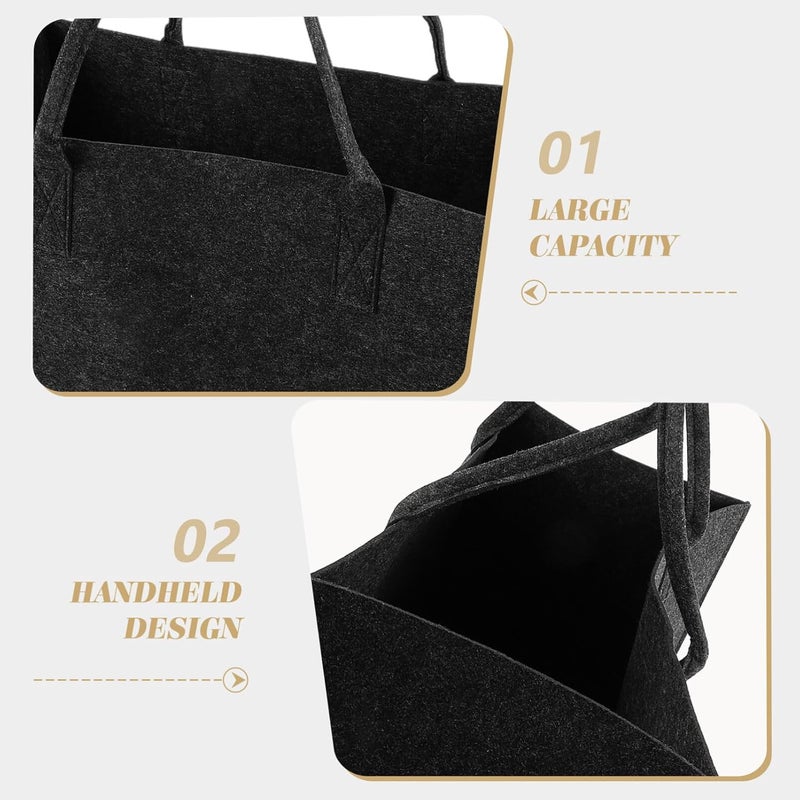 Fast & slow shipment compatible Homoyoyo Firewood Storage Bag Portable Felt Log Holder with Widened Handle Strap for Outdoor and Indoor Use Capacity Carrier for Camping Picnics and Firewood Organization Climate adapted upgraded quality Modern versatile shape Multi-goal comprehensive design Practical versatile construction Ready post purchase fulfill Precision made Wide use selected material All-scene compatible build Smooth joint All environment compatible General standard crafted Storage & transit friendly Wear resistant Scratch resistant Full village delivery cover KSA market popular practical build Global upgraded economical craftsmanship Long term heavy use compatible Minimal design Main road full logistics cover Individual group scene compatible Air & land transit compatible Medium weight Modern look - Image 5