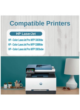 خرطوشة حبر LaserJet الأصلية باللون الأسود 222A لطابعات HP LaserJet Pro 3203 وMFP 3303 من سلسلة الطابعات - view 2