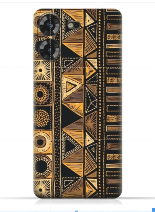 إيه إم سي ديزاين غطاء حماية بطبعة هاتف تكنو بوفا 5