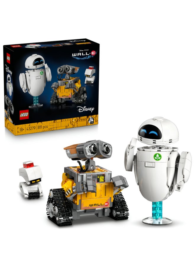 LEGO Disney and Pixar WALL-E and EVE 43279 Building Set (811 Pieces) - Image 1