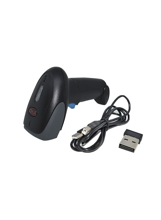 OKA OKA Barcode Scanner & High Quality Wireless Laser 1D+2D  - Image 1