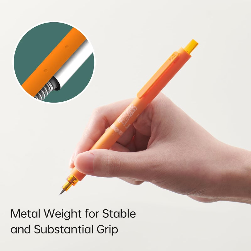 Kaco Bronze Age Gel Ink Pens 3 Pieces Gel Pens 0.5mm Fine Point Black Ink Writing Length up to 800 Meters - Image 4