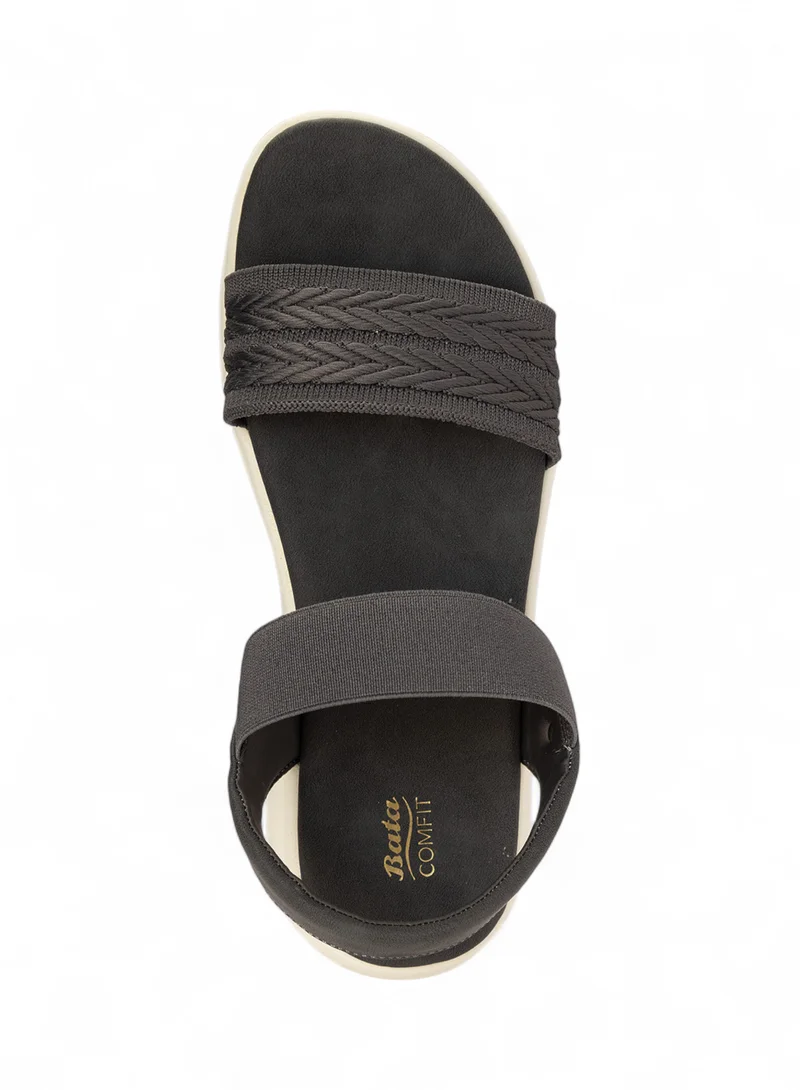 باتا صندل كومفي بحزام الكاحل الملمس