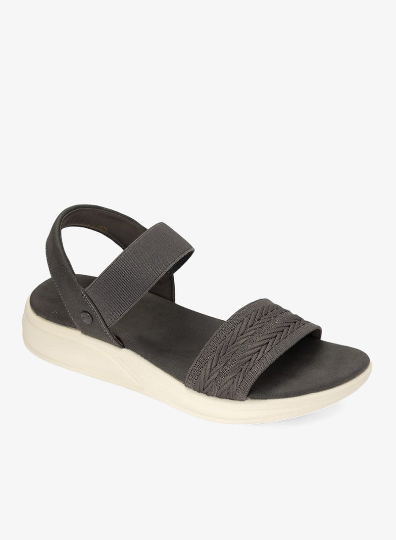 Bata Comfit Textured Ankle Strap Sandals - Image 2