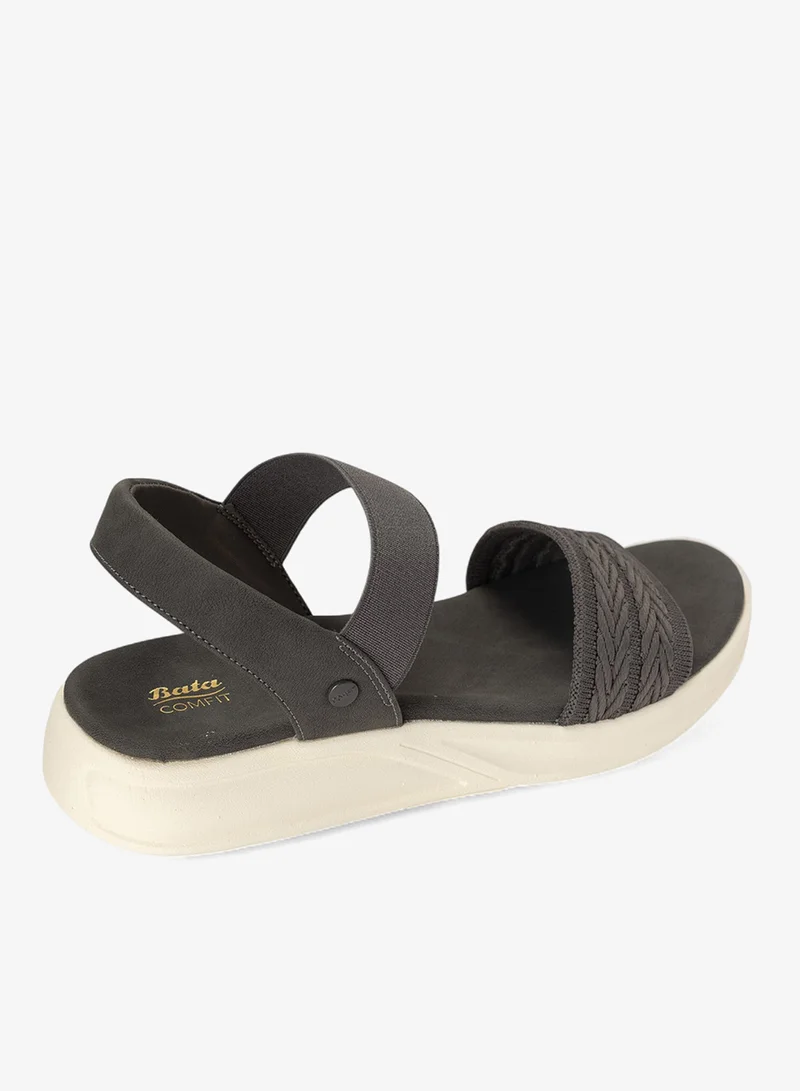 Bata  Comfit Textured Ankle Strap Sandals for Women | Best Price UAE