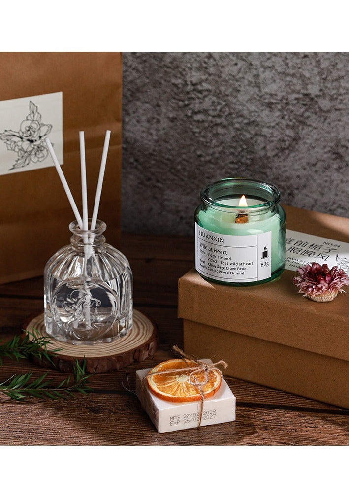 bbet Gifts Scented Candles Gift Box Soy Candles Scented Candle Gift Box Set for Birthday gift Wedding Party Souvenir Bathroom Yoga - Image 3