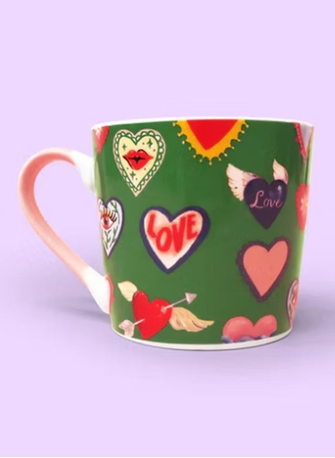 eleanor bowmer Love Charms Print Mug - Image 2