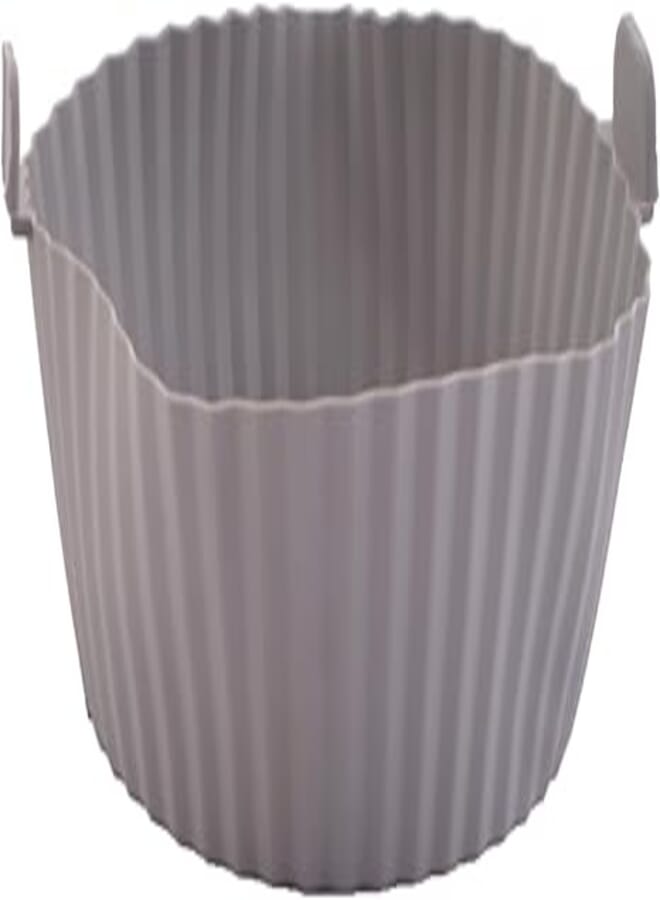 Round Non-Stick Silicone Air Fryer Liners, Grey Worl-433