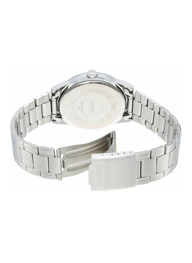 CASIO Men Water Resistant Analog Watch MTP-V001D-7 - 45 mm - Silver - Image 2