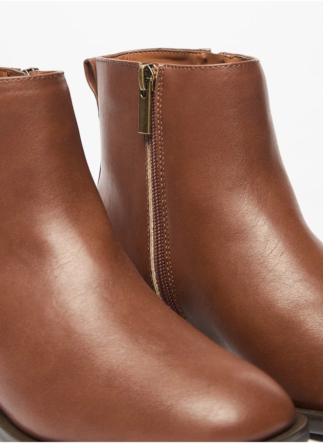Lee Cooper Women's Solid Ankle Boots with Zip Closure  - Image 5