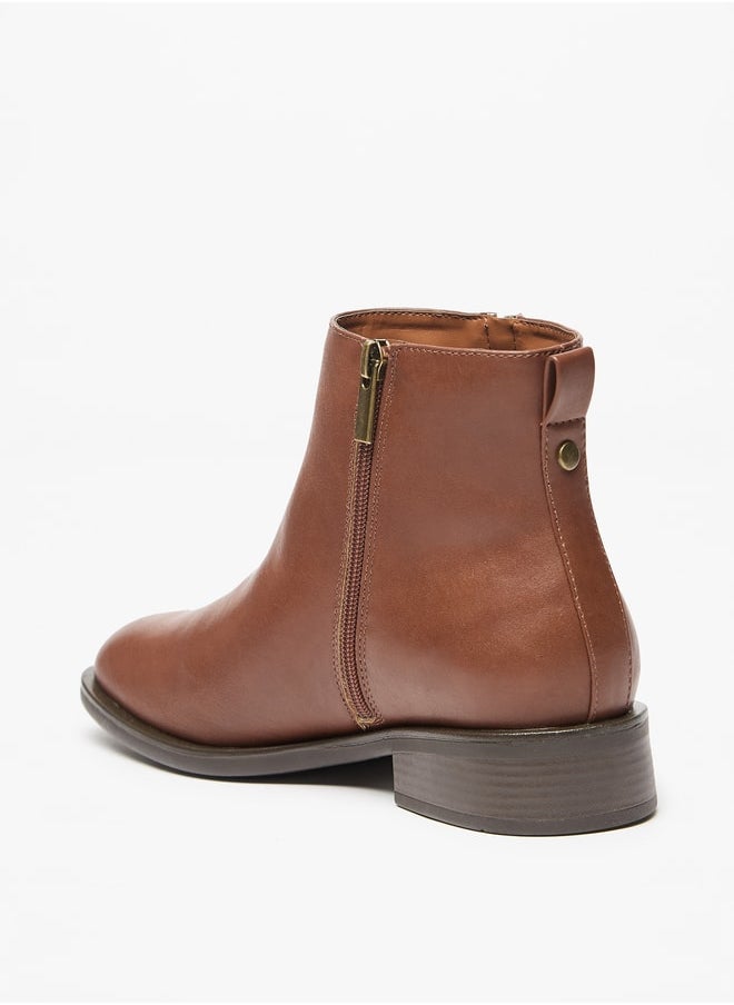 Lee Cooper Women's Solid Ankle Boots with Zip Closure  - Image 3