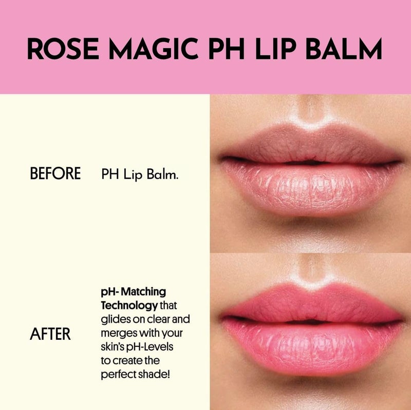RYLLZ ESSENTIALS ROSE PH MAGIC LIP BALM | With Shea Butter, Ceramide, Vitamin E & Squalane | Color Changing Lip Balm | Transparent to Pink Tint | For Moisturized Lips | 5 Gm - Image 5