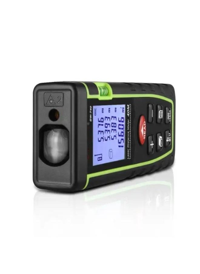 Generic - Portable Mini laser meter distance 40m Laser Distance Meter range finder Laser Tape Measure - Image 1