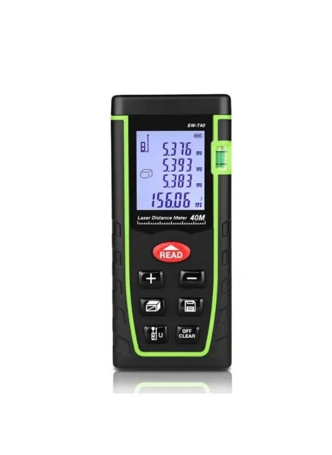 Generic - Portable Mini laser meter distance 40m Laser Distance Meter range finder Laser Tape Measure - Image 1