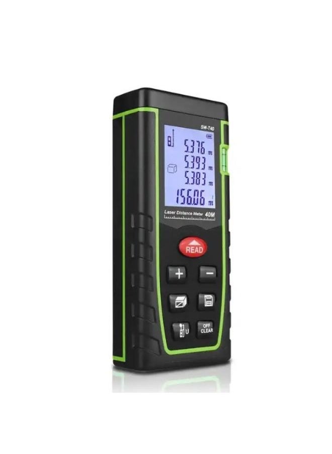 Generic - Portable Mini laser meter distance 40m Laser Distance Meter range finder Laser Tape Measure - Image 1