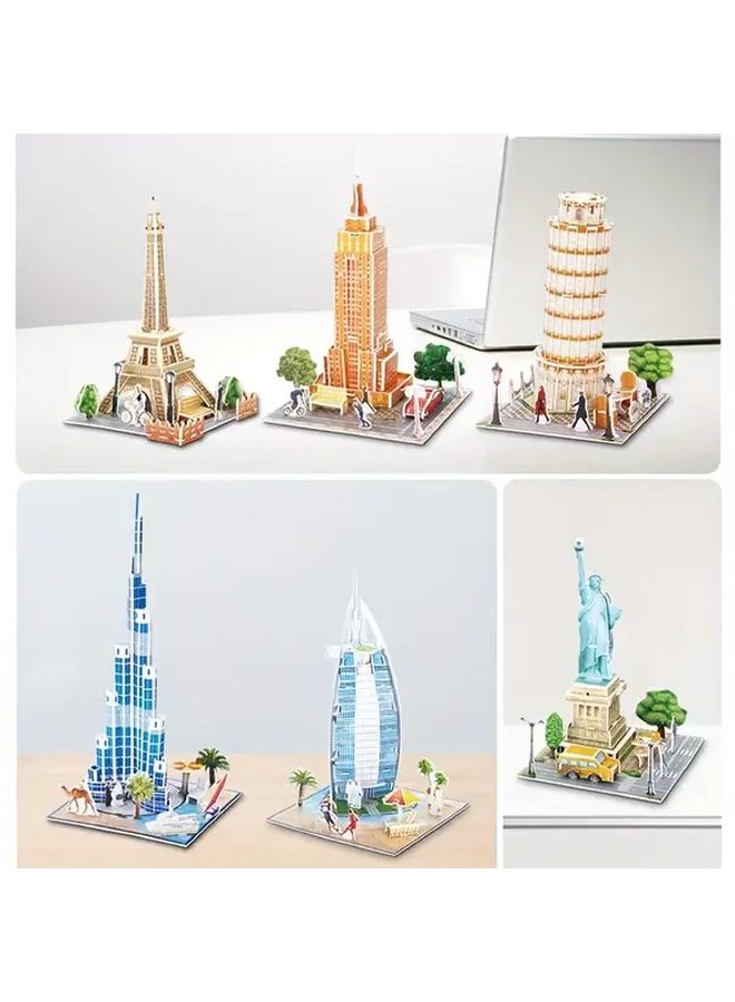 برج العرب ٣D لغز بناء مجموعات DIY نموذج تعليمي لعبة للمراهقين - Image 5