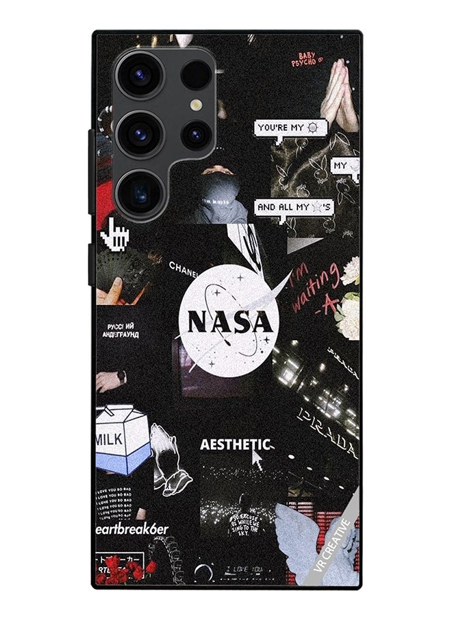 VR CREATIVE Protective Case Cover For Samsung Galaxy S24 Ultra Nasa Design Multicolour - Image 1