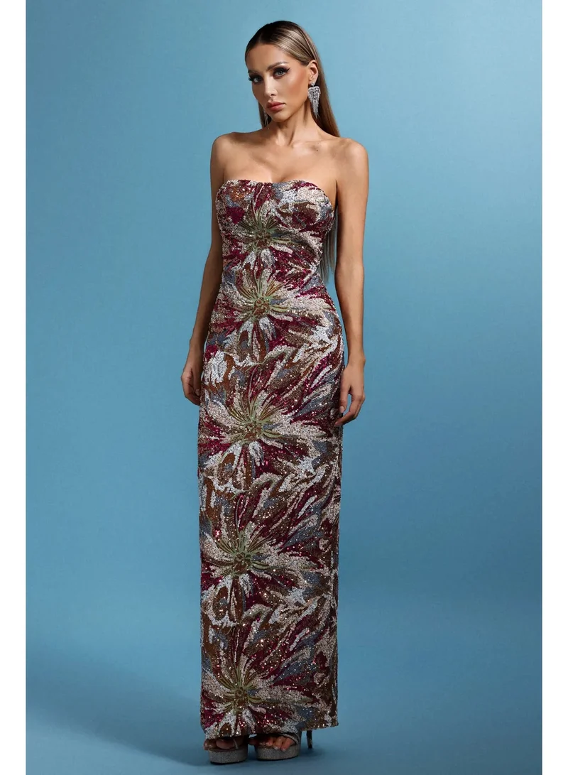 Bella Barnett  Locia Sleeveless Sequins Maxi Dress for Women | Best Price UAE