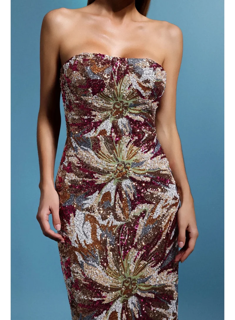 Bella Barnett  Locia Sleeveless Sequins Maxi Dress for Women | Best Price UAE