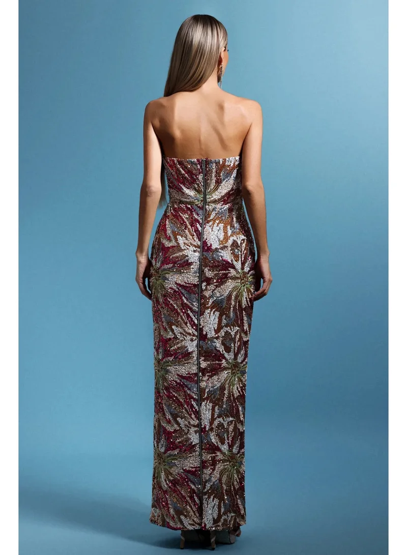 Bella Barnett  Locia Sleeveless Sequins Maxi Dress for Women | Best Price UAE