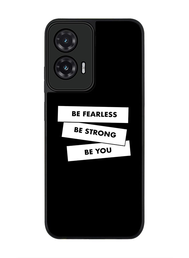 Stylizedd For Motorola Moto G35 Case,Slim fit Camera Protection, Shockproof Thin Phone cover  - Fearless, Strong, You