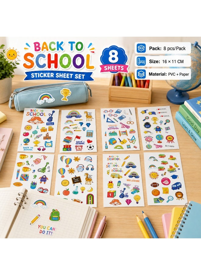 Kidzilla PVC and Paper Party Decorations Set for Classroom Celebrations and Events - Pack of 8, 16 x 11 cm, PVC + Paper - Image 3