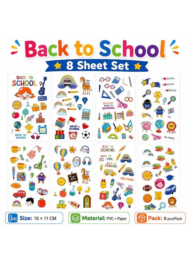 Kidzilla PVC and Paper Party Decorations Set for Classroom Celebrations and Events - Pack of 8, 16 x 11 cm, PVC + Paper - Image 1