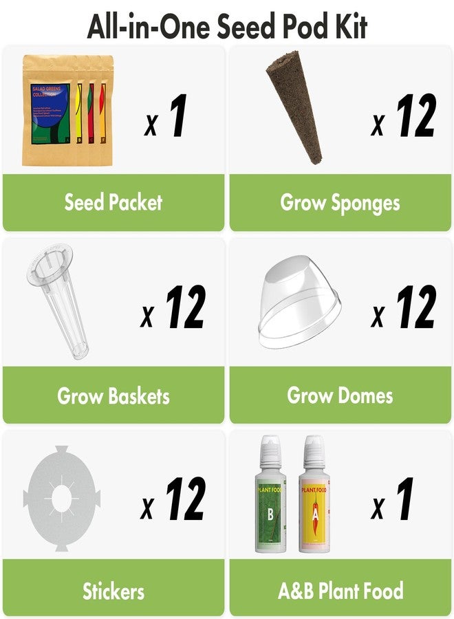 LYKOCLEAN 12 Pods Cherry Tomato Seed Pod Kit for AeroGarden, idoo, Ahopegarden Hydroponic Growing System Indoor Include Red Chili/Purple Bell/Green/Yellow Pepper, Golden/Red Cherry Tomato, 400+ Seeds - Image 3