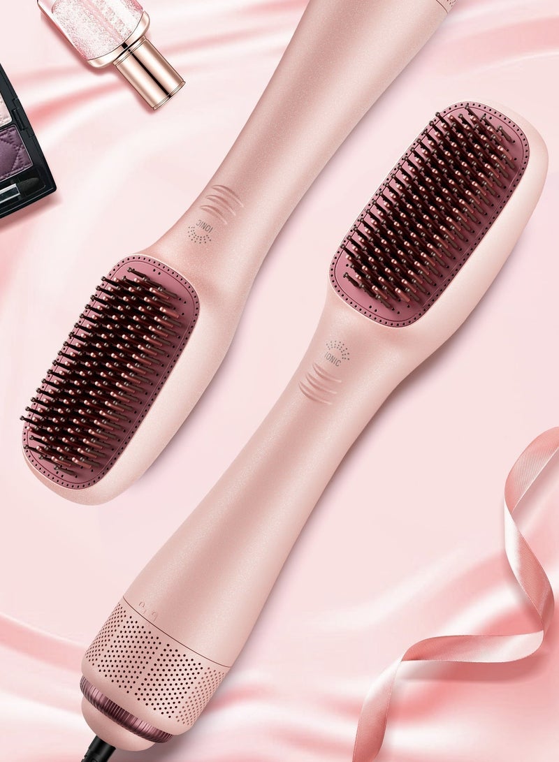 DOSCHER Hair Dryer Brush 1200W Professional Hair Straightener Hot Air Brush Ceramic Blow Dryer and Styler for Smoothing & Drying & Styling - Image 2