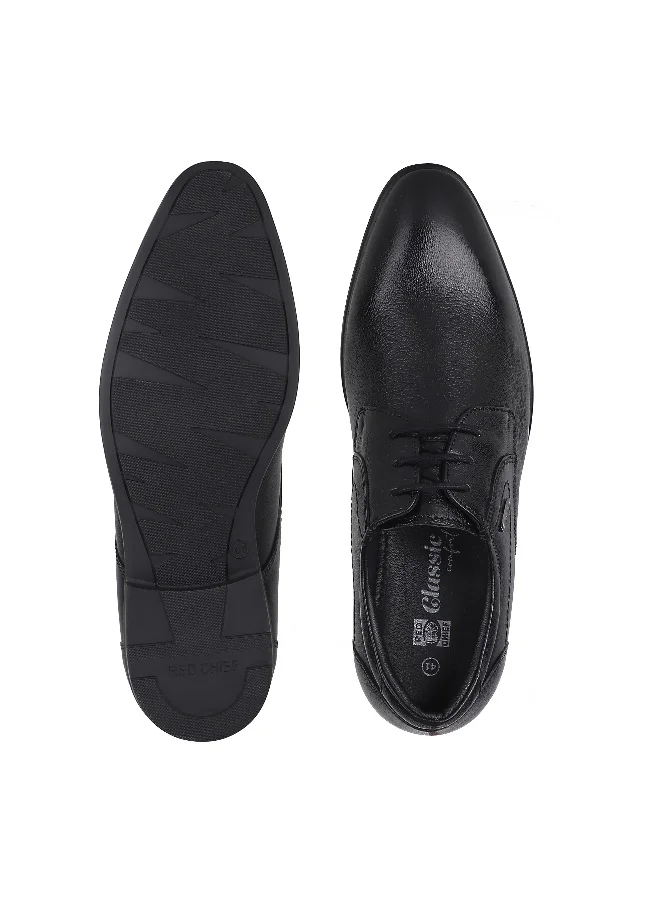 Red Chief Black Low Ankle Lace Up Formal Shoe - Rc3976Lr 001