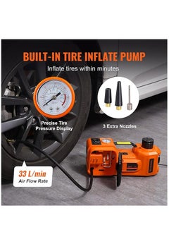 5 Ton Electric Car Jack With Electric Impact Wrench Car Tools Built-in Tire Inflatable Pump LED Light Safety Hammer 12V 4 in 1 Car Tire Repair Tool Kits - pzsku/ZF4564DB3DDF4BD7F18ECZ/45/_/1729172827/e9f41c09-d474-41db-b7e7-233c612d1cf9