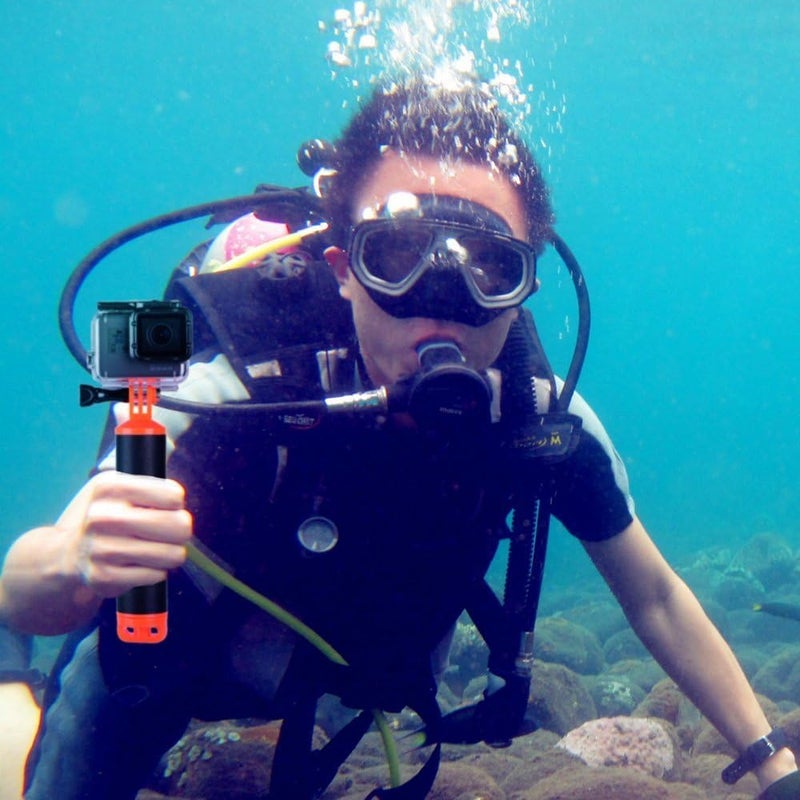 Suptig Handle Grip Floating Hand Grip for Gopro Hero 13, Hero 12, 11, 10, 9, 8, 7, 6, 5, 4, 3+, 3, 2, Hero Session Gopro Max, Fusion DJI Action 5 Pro,5,4,3, Akaso More Action Cam - Image 2