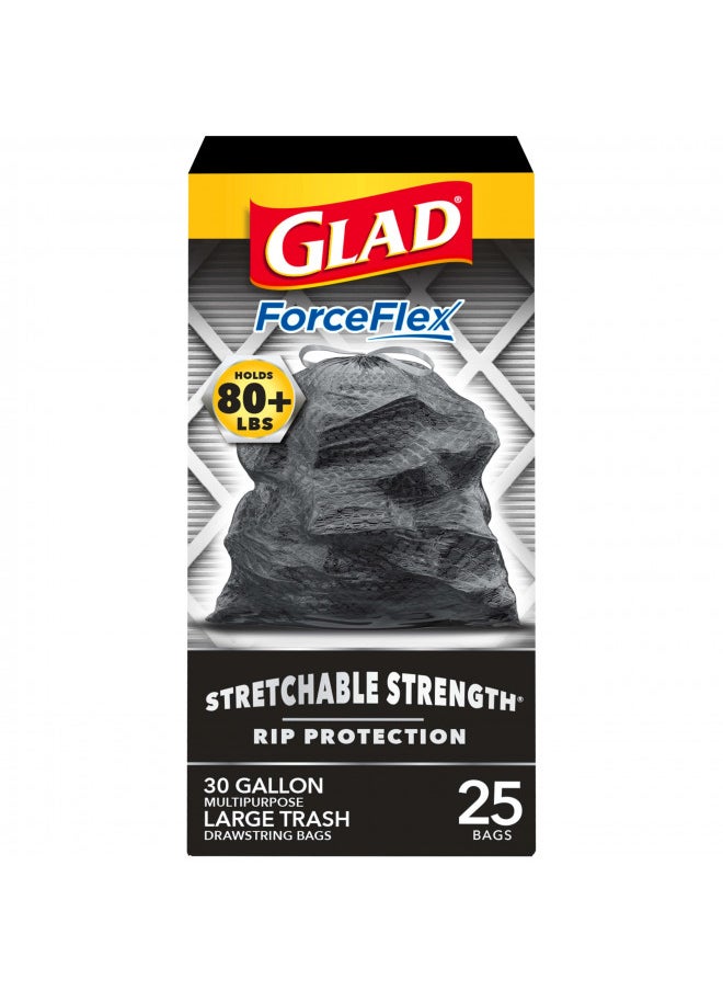 Glad Dual Defense Large Drawstring Trash Bags - 30 Gallon - 25 Count (Packaging May Vary) - pzsku/ZF456653C488F4CA307F2Z/45/_/1728156706/c077fd34-2524-4570-a9b5-a6b38dd1124d