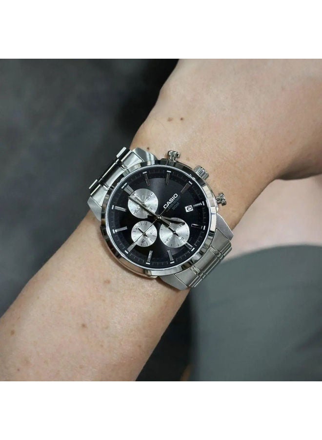 CASIO Stainless Steel Chronograph Wrist Watch  MTP-E510D-1A2VDF - Image 2