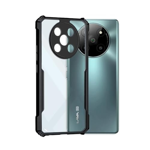 Plus 360 Degree Protection Black Border Back Cover for Lava Agni 2 5G - Black - Image 2