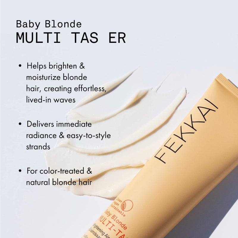 Fekkai Baby Blonde Multi-Tasker Brightening Air-Dry Creme - 5 oz - Brightens & Moisturizes Hair - Salon Grade, EWG Compliant, Vegan & Cruelty Free - Image 3